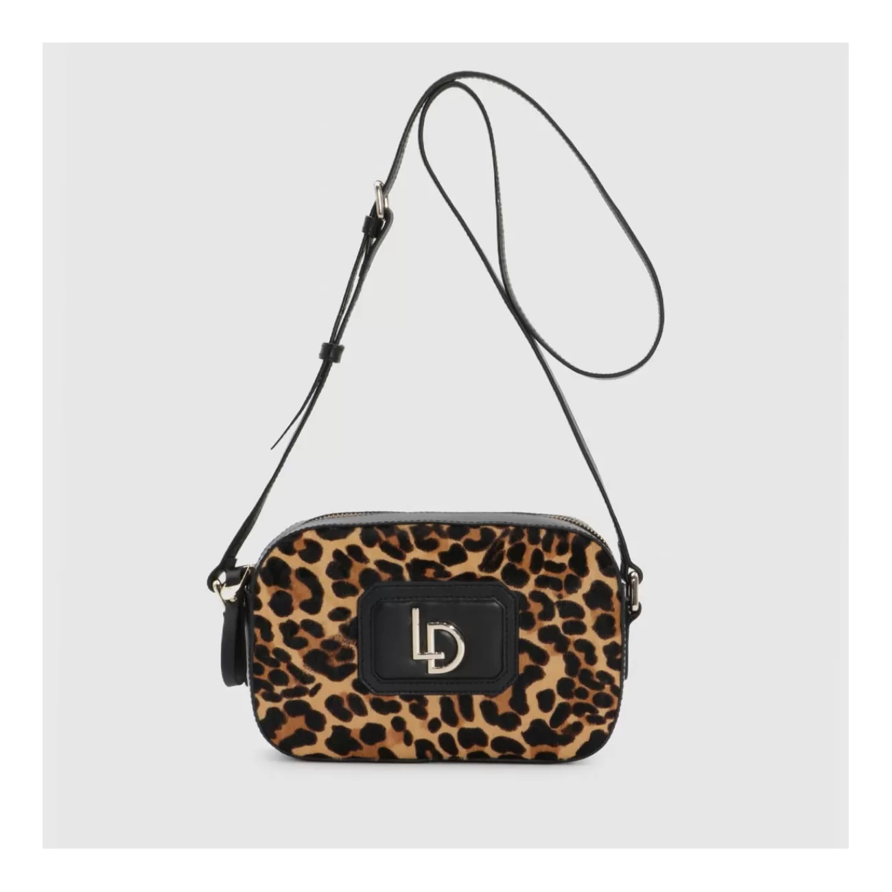 LODI BOLSO NEGRO ANIMAL PRINT MAEVA