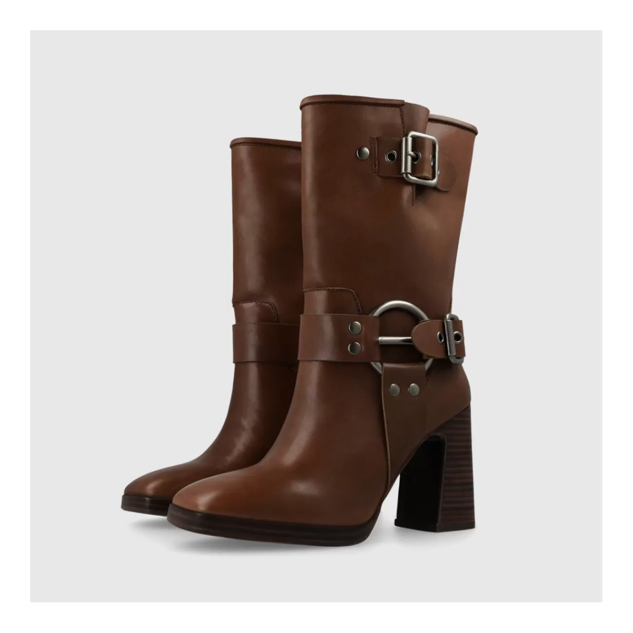 LODI BOTTINES MARRON LANSI