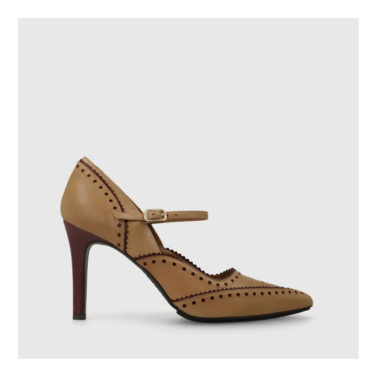 Femme LODI CHAUSSURES À TALONS MARRON RUSAN