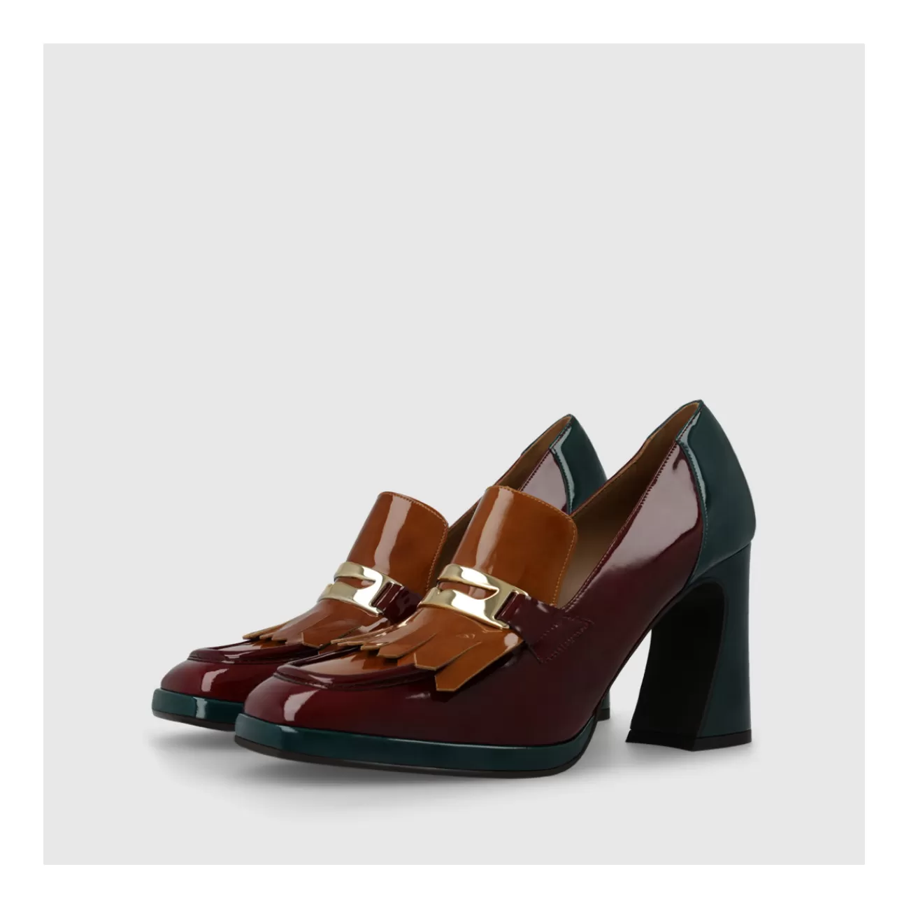 LODI MOCASSINS BORDEAUX LIZEN