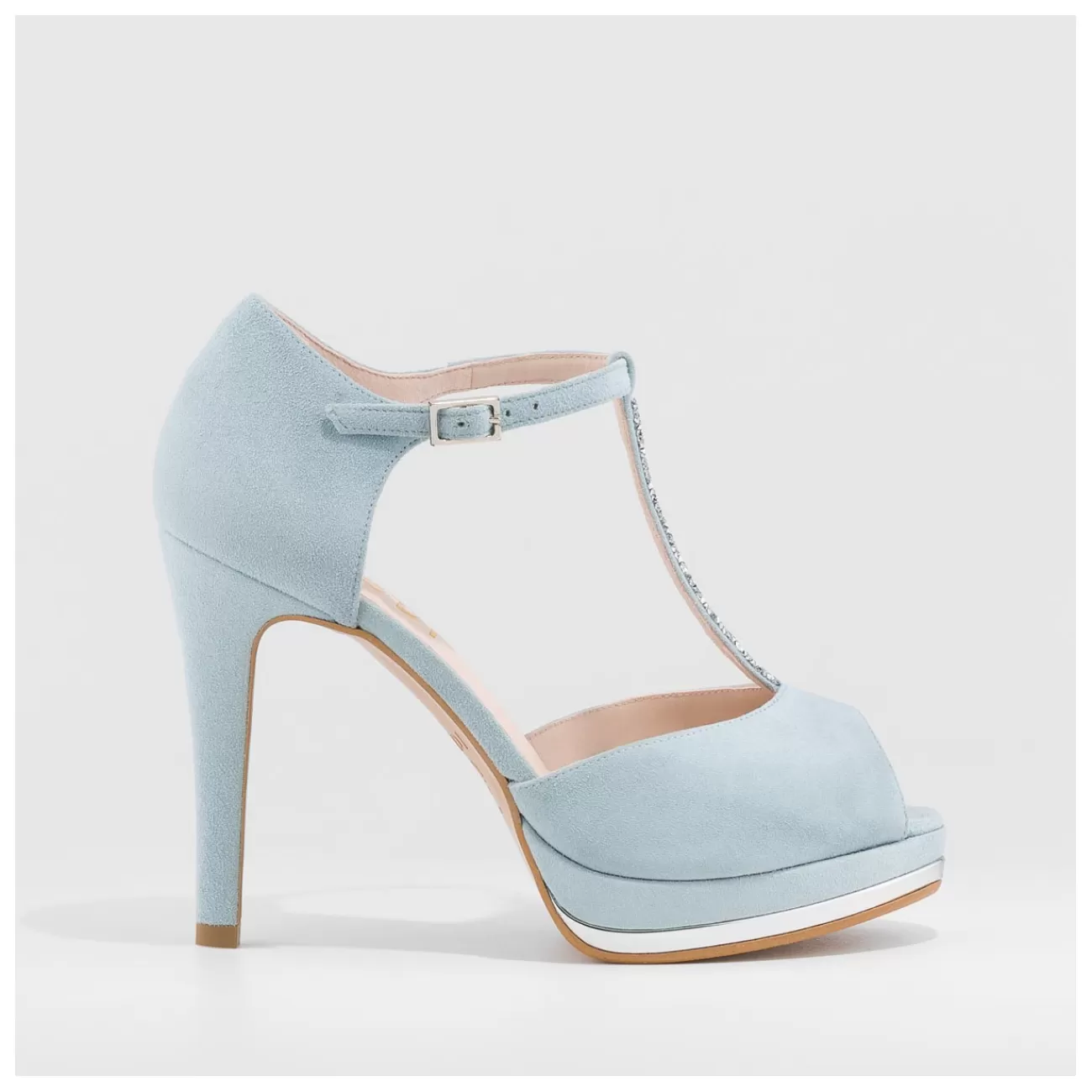 LODI SANDALIAS DE NOVIA AZULES PAULI